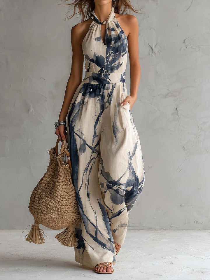 MARCELLA | TUTA LARGA A COLLO HALTER