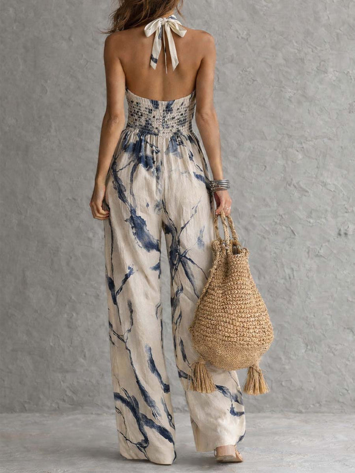 MARCELLA | TUTA LARGA A COLLO HALTER