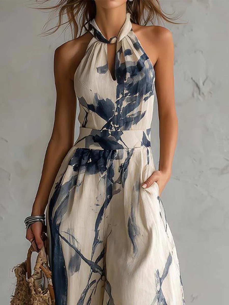 MARCELLA | TUTA LARGA A COLLO HALTER