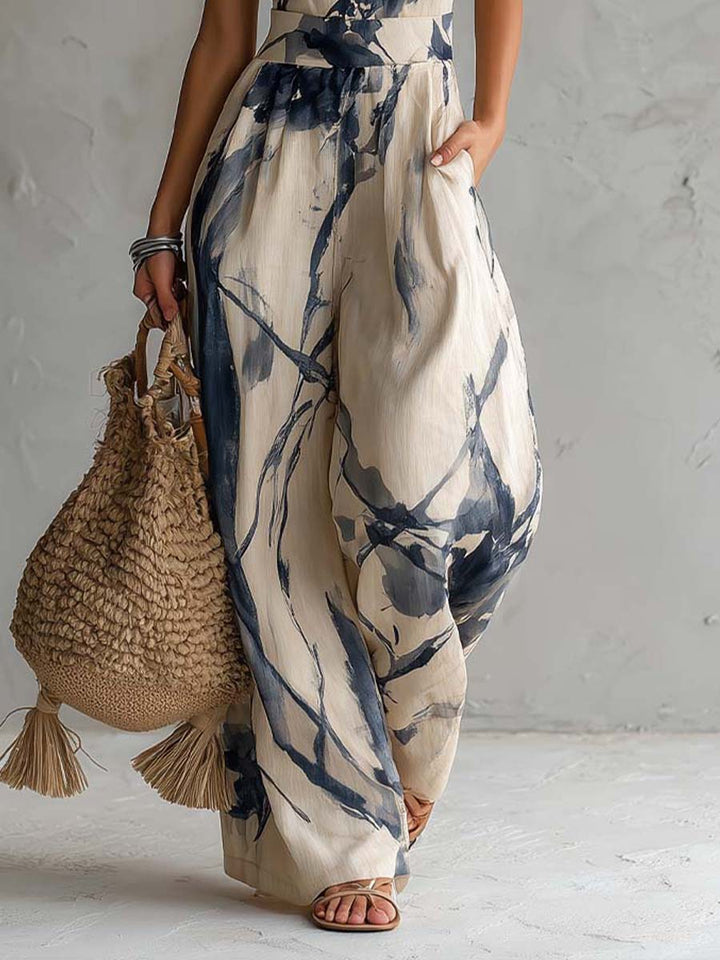 MARCELLA | TUTA LARGA A COLLO HALTER