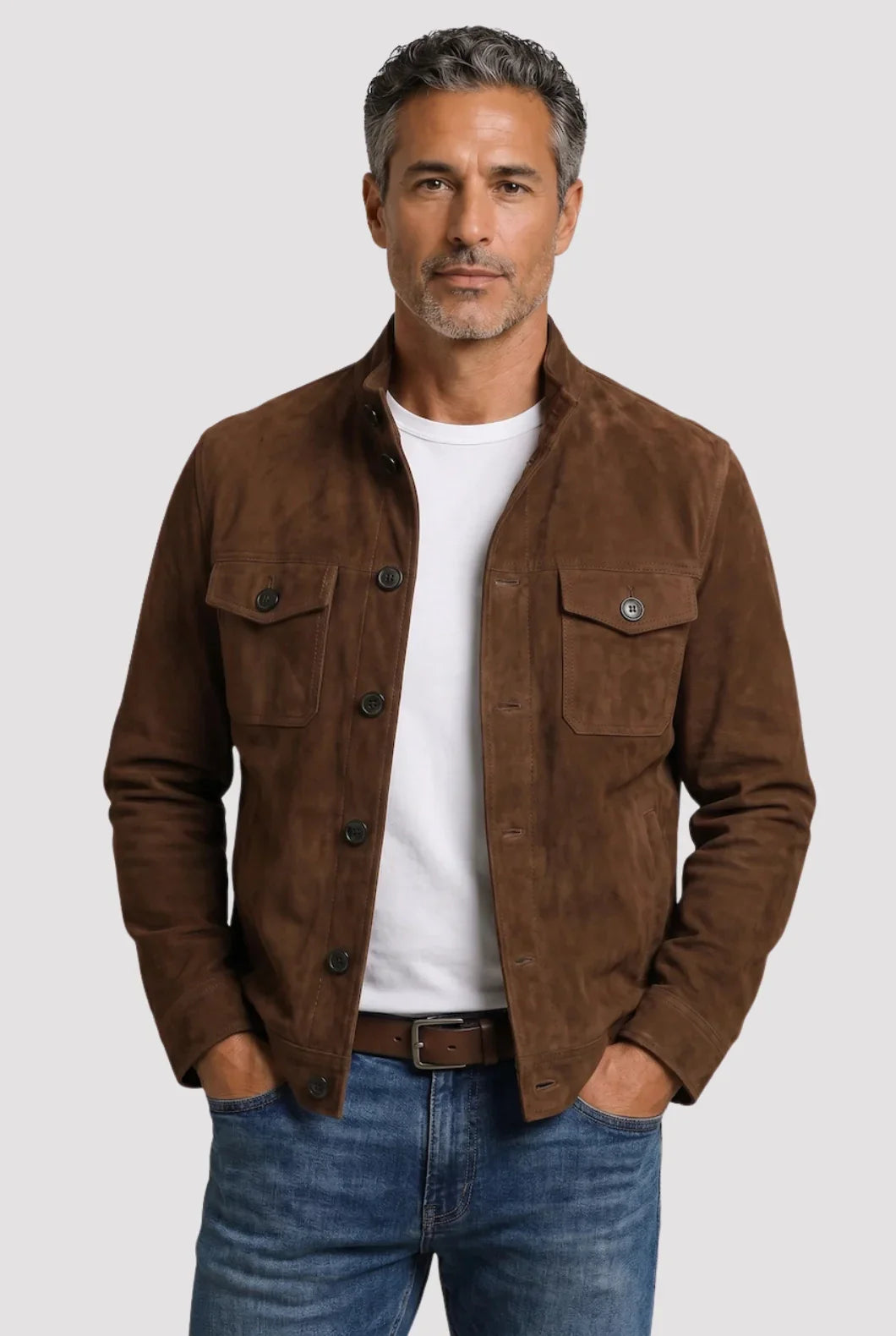 Giulio™ | Giacca in Scamosciato