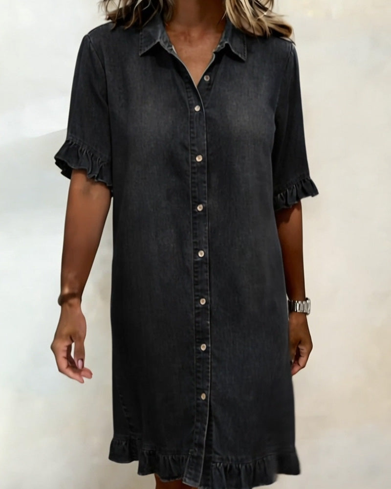 P&amp;C Newcastle | Comfortable Denim Dress with Flattering Ruching