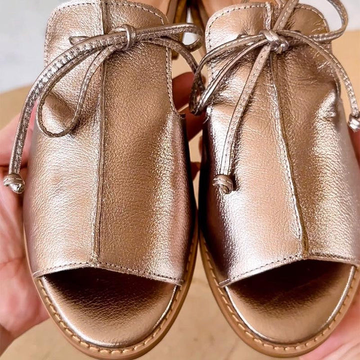 LILLIANA | SANDALI IN PELLE CON CINTURINO