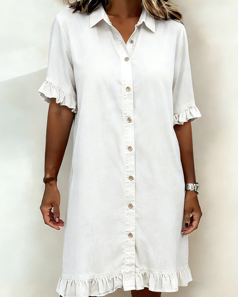 P&amp;C Newcastle | Comfortable Denim Dress with Flattering Ruching