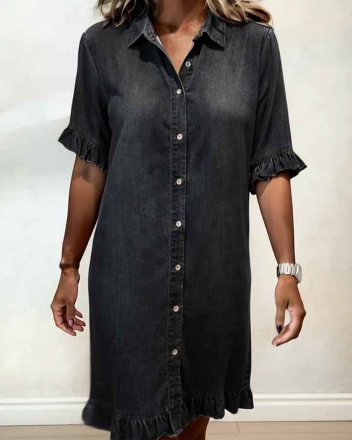 P&amp;C Newcastle | Comfortable Denim Dress with Flattering Ruching
