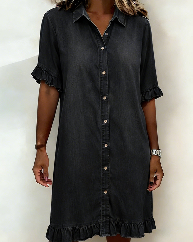 P&amp;C Newcastle | Comfortable Denim Dress with Flattering Ruching