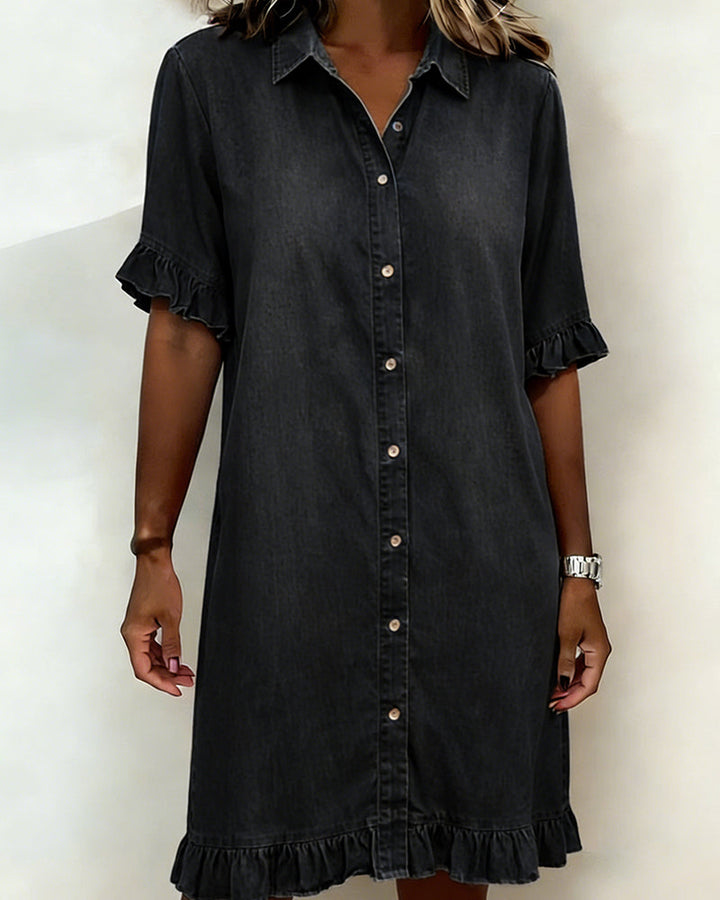 P&amp;C Newcastle | Comfortable Denim Dress with Flattering Ruching