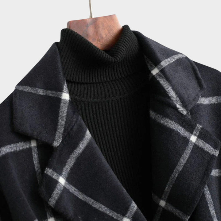 Adriana™ | Cappotto Autunnale a Quadri Classico