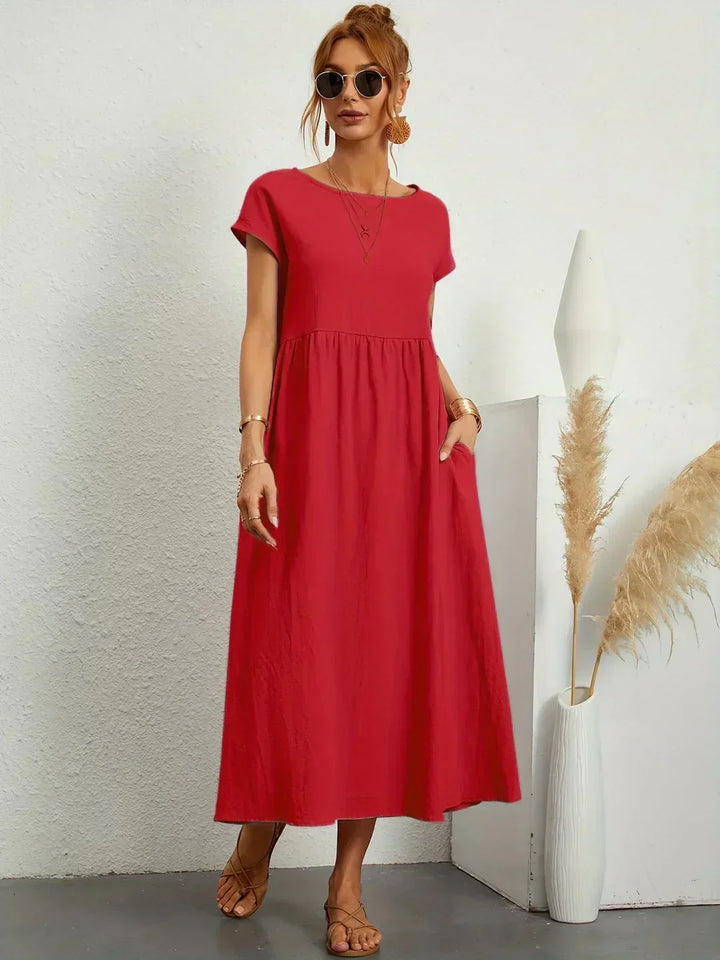 Gabrielle | Abito midi fluido dall&