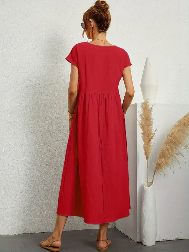 Gabrielle | Abito midi fluido dall&