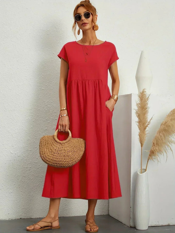 Gabrielle | Abito midi fluido dall&
