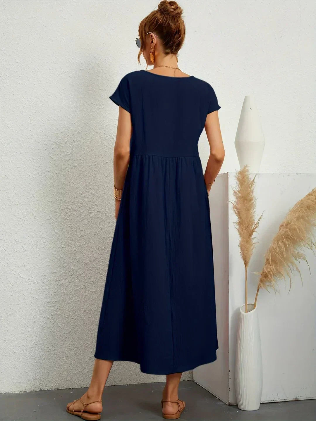 Gabrielle | Abito midi fluido dall&