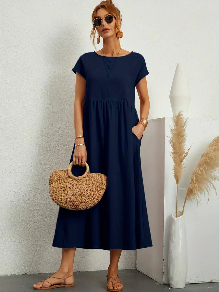 Gabrielle | Abito midi fluido dall&