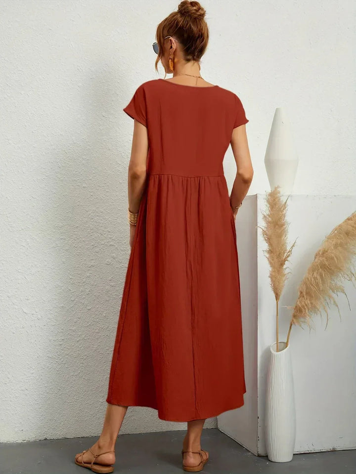 Gabriela | Abito midi fluido dall&
