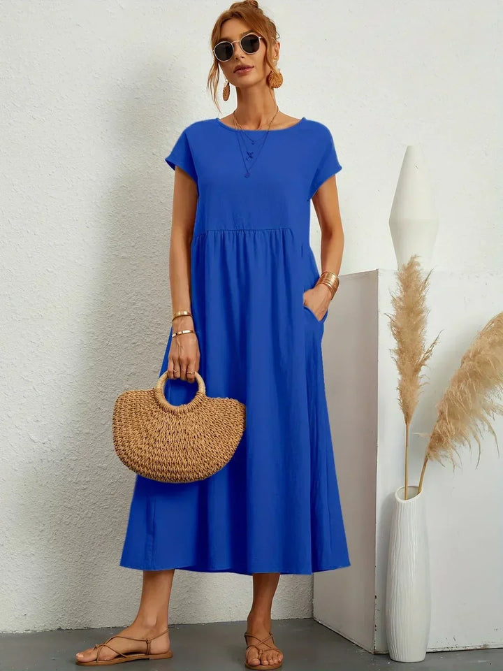 Gabriela | Abito midi fluido dall&