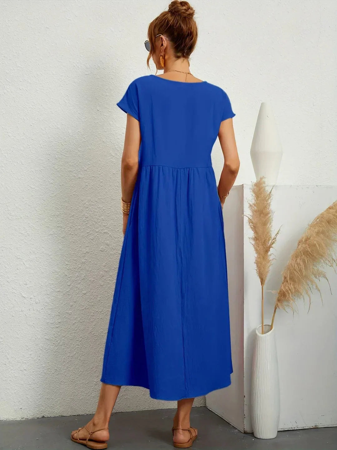 Gabriela | Abito midi fluido dall&