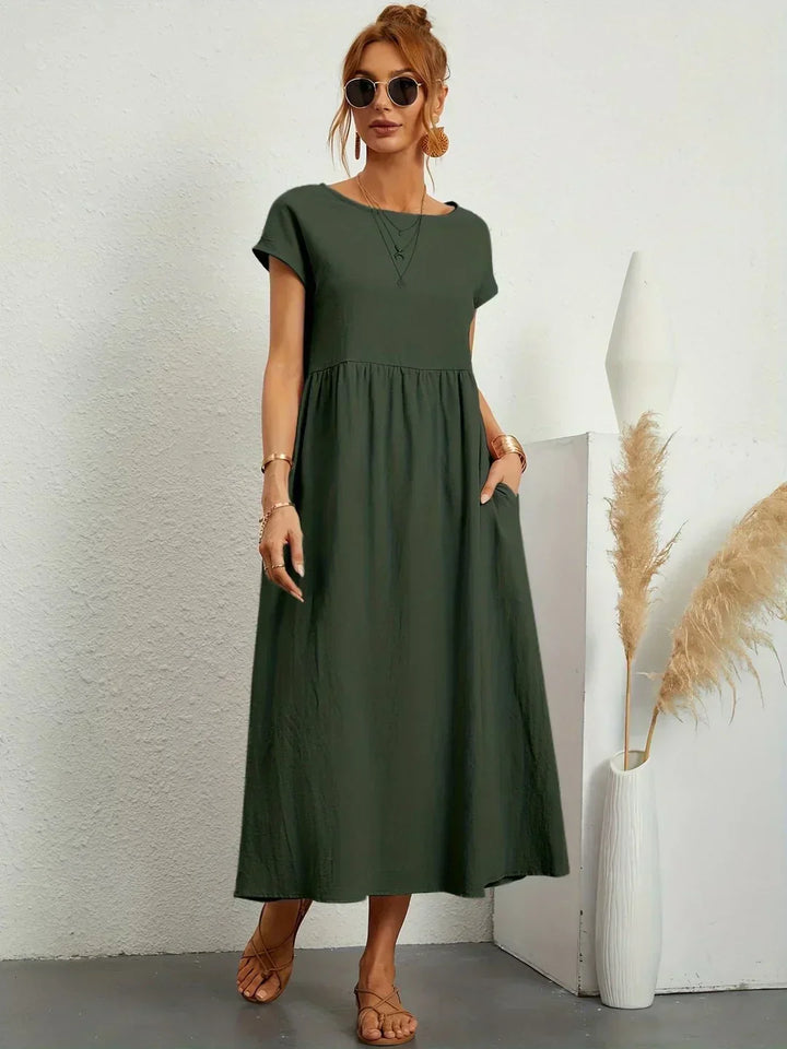 Gabrielle | Abito midi fluido dall&