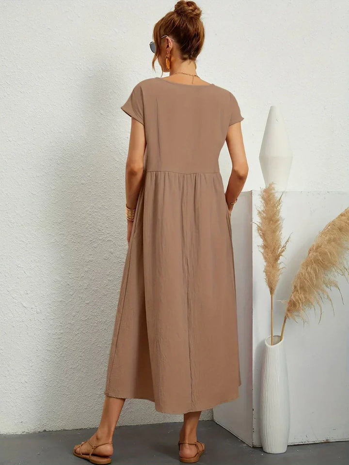 Gabrielle | Abito midi fluido dall&