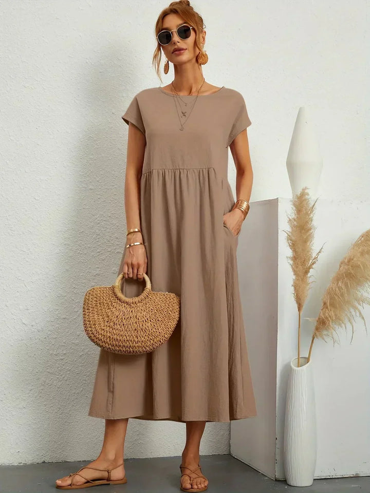 Gabriela | Abito midi fluido dall&