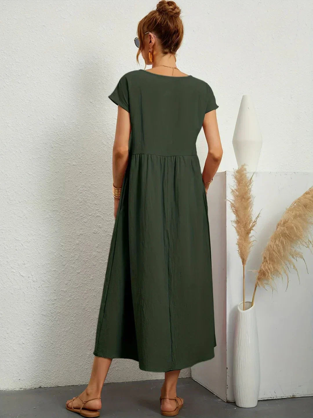 Gabriela | Abito midi fluido dall&