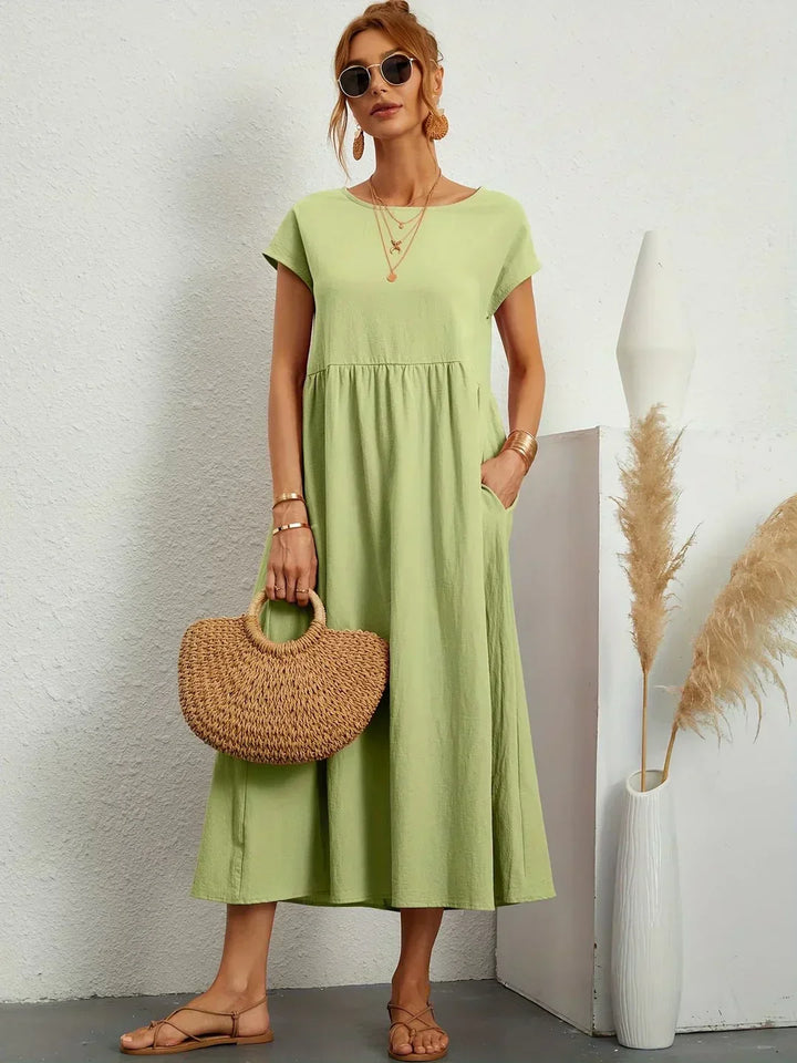 Gabrielle | Abito midi fluido dall&
