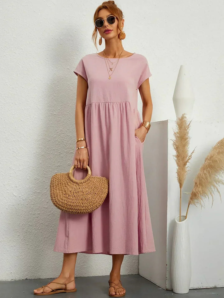 Gabrielle | Abito midi fluido dall&