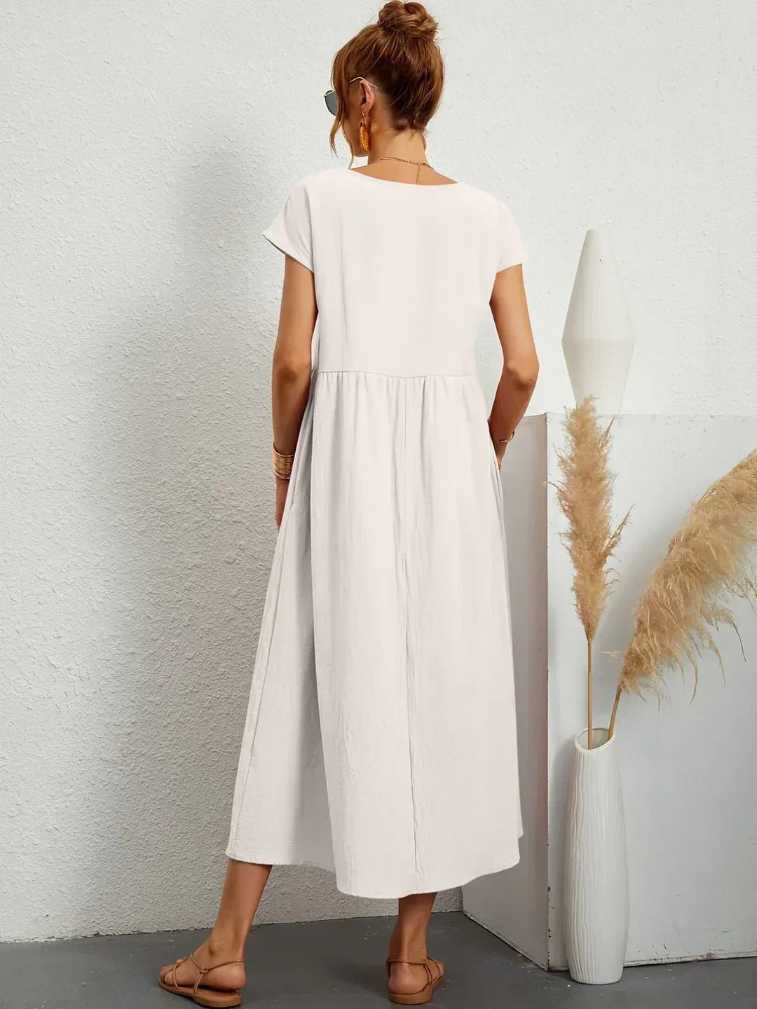 Gabrielle | Abito midi fluido dall&