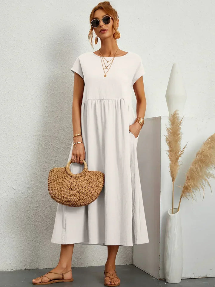 Gabriela | Abito midi fluido dall&