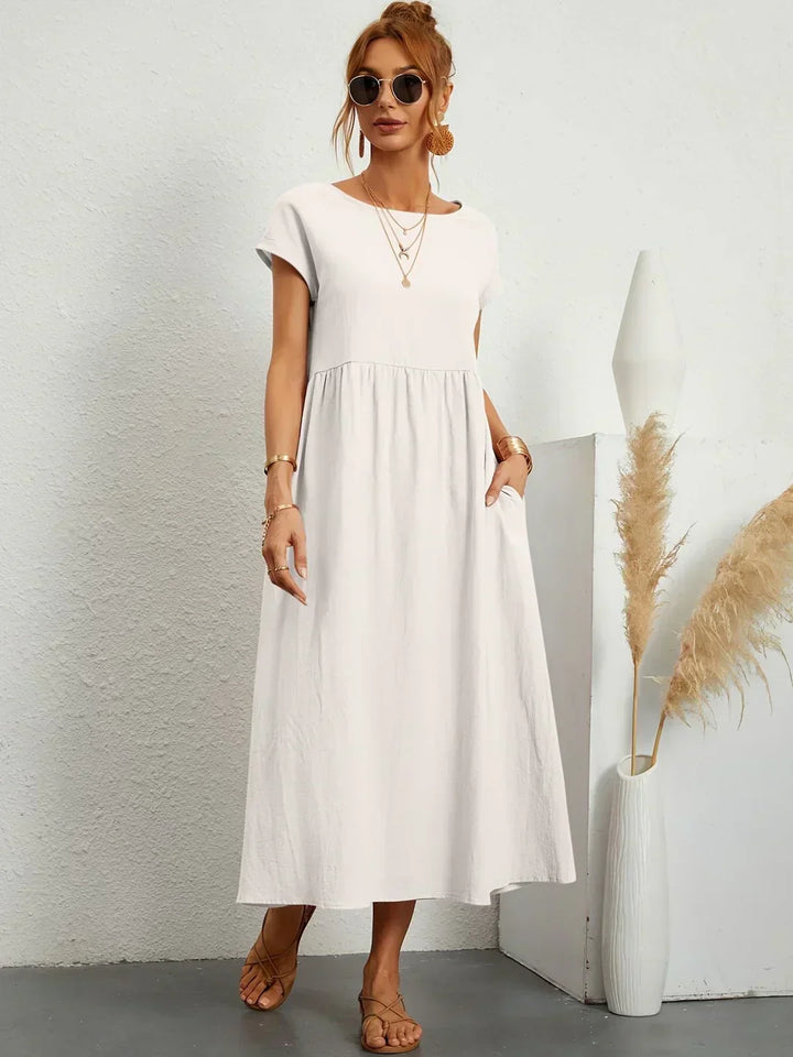 Gabrielle | Abito midi fluido dall&