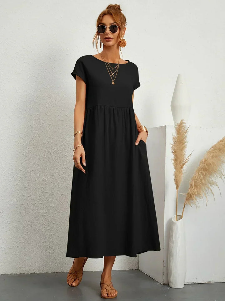Gabrielle | Abito midi fluido dall&
