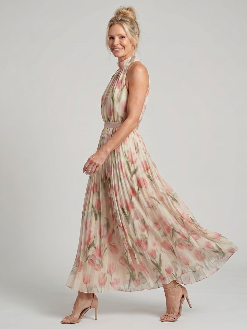 Aurelle | Abito Midi a Fiori