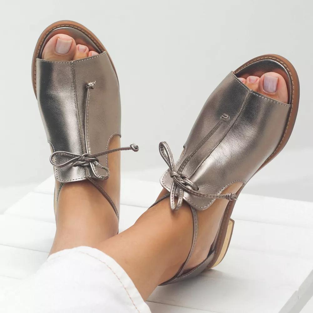 LILLIANA | SANDALI IN PELLE CON CINTURINO